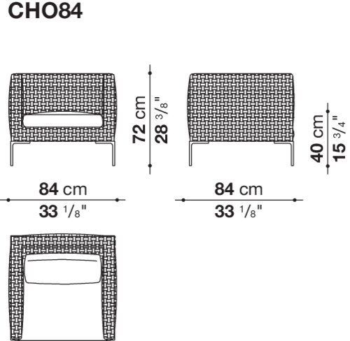 Садовое кресло B&B Charles Outdoor