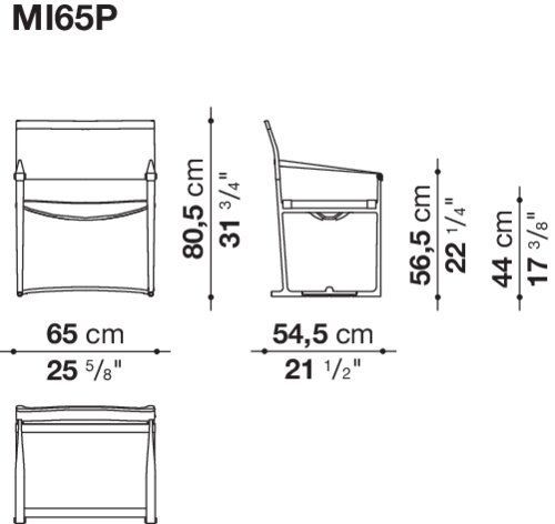 Складной стул для сада B&B Mirto Outdoor