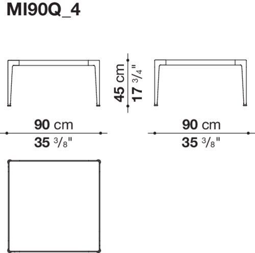 Дизайнерский стол B&B Mirto Outdoor