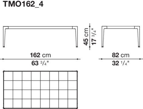 Дизайнерский стол B&B Mirto Outdoor