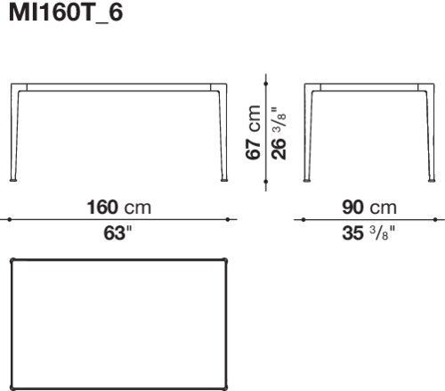 Обеденный стол B&B Mirto Outdoor