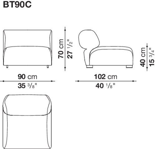 Садовый диван B&B Butterfly