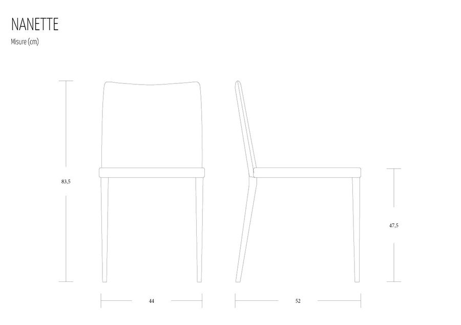 Кожаный стул ALTACOM Nanette AS013