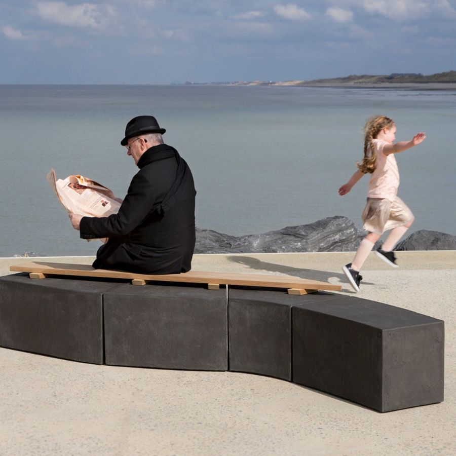 Уличная скамья ATELIER VIERKANT Alph Bench