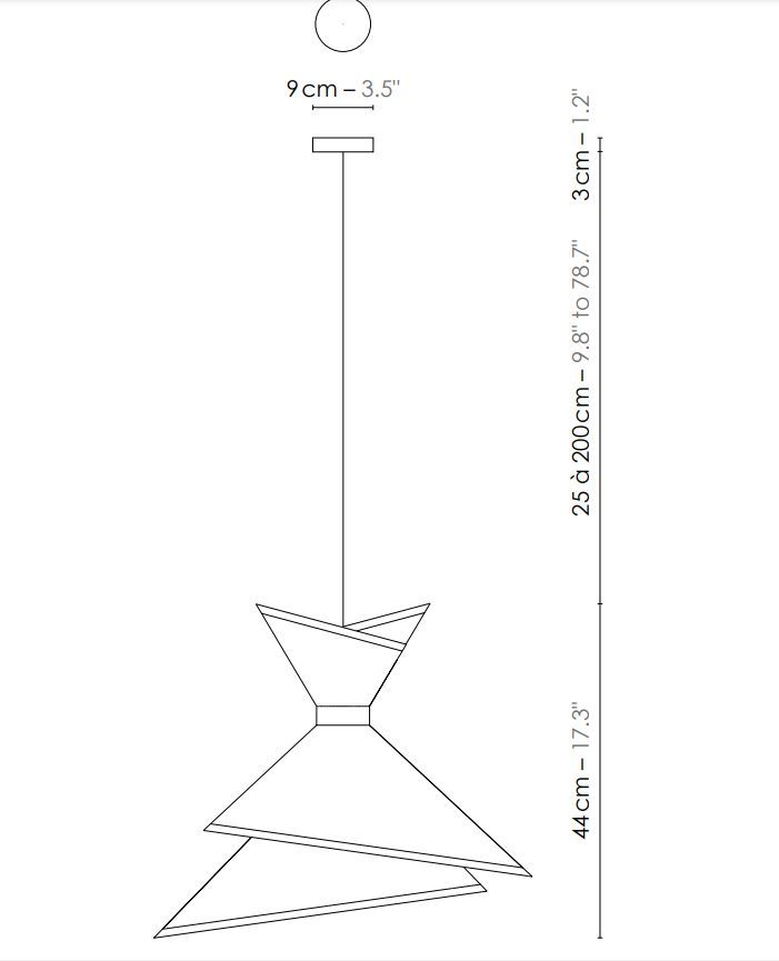 Дизайнерский светильник Designheure Suspension Grand Kimono