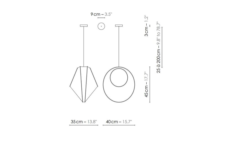 Подвесной светильник Designheure Suspension Moyen Reef