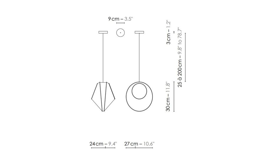 Современный светильник Designheure Suspension Petit Reef