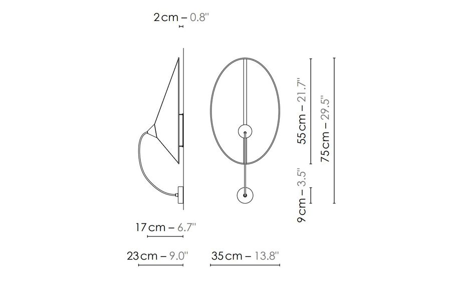 Настенный светильник Designheure Applique Grand Shield