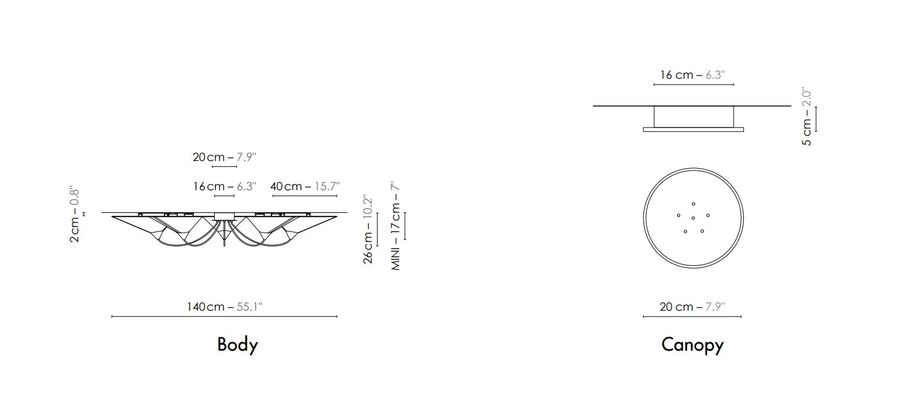 Современный светильник Designheure Plafonnier 5 Moyen Shield