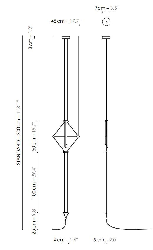 Оригинальный светильник Designheure Suspension Nomade Mozaik