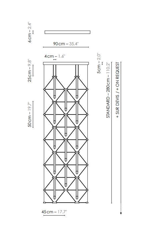 Световая панель Designheure Panneau 2x5 Mozaik