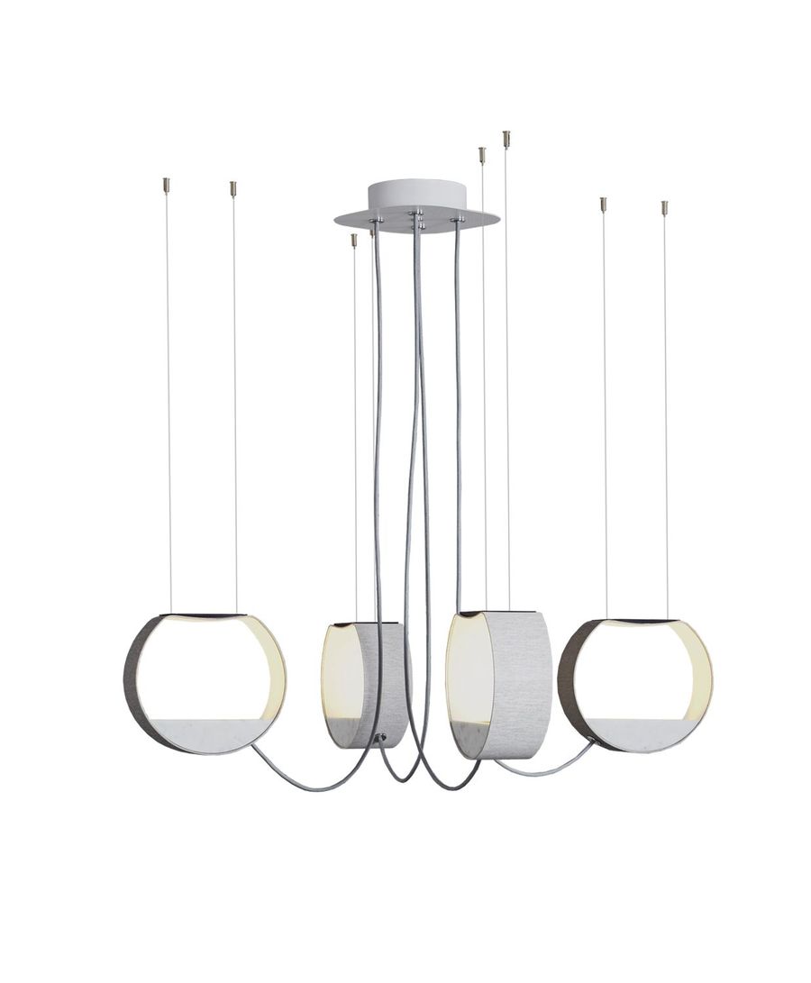 Подвесная люстра Designheure Lustre 4 Petit Carré Eau de Lumière