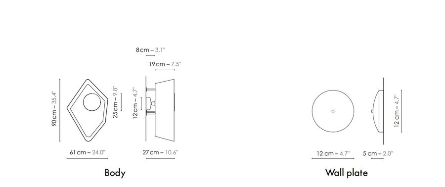 Настенный светильник Designheure Applique Petit Nénuphar LED