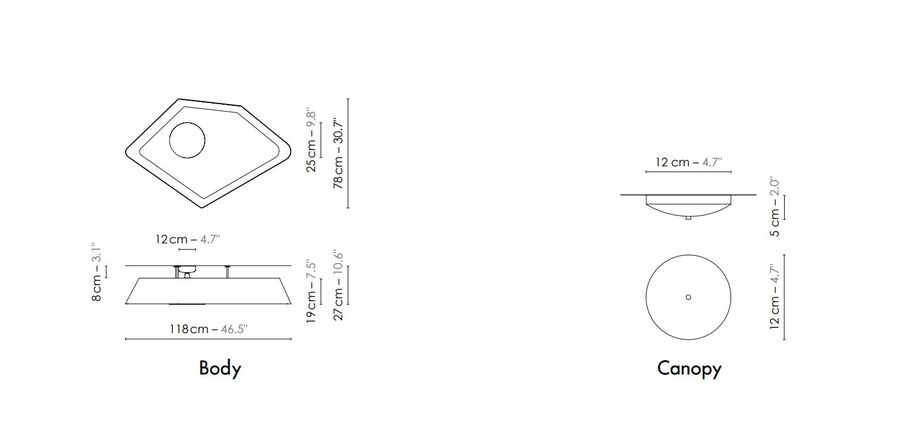 Потолочный светильник Designheure Plafonnier Grand Nénuphar LED