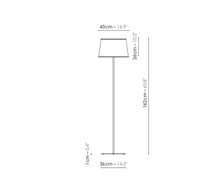 Современный торшер Designheure Lampadaire 162 Grand Nuage