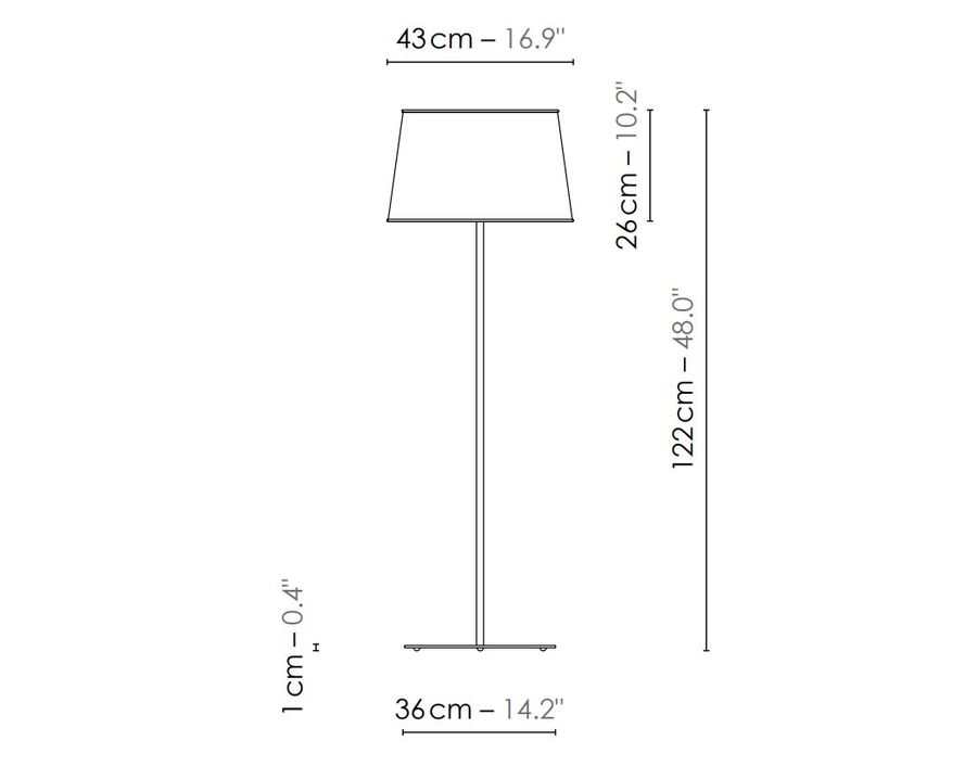 Элегантный торшер Designheure Lampadaire 122 Grand Nuage