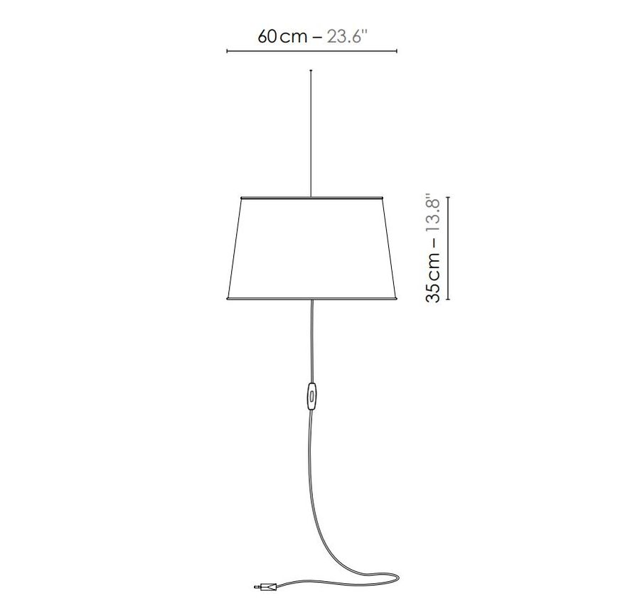 Подвесной светильник Designheure Suspension Nomade XL Nuage