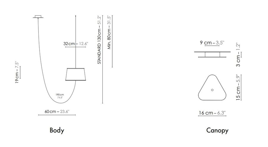 Яркий светильник Designheure Suspension déportée Moyen Nuage