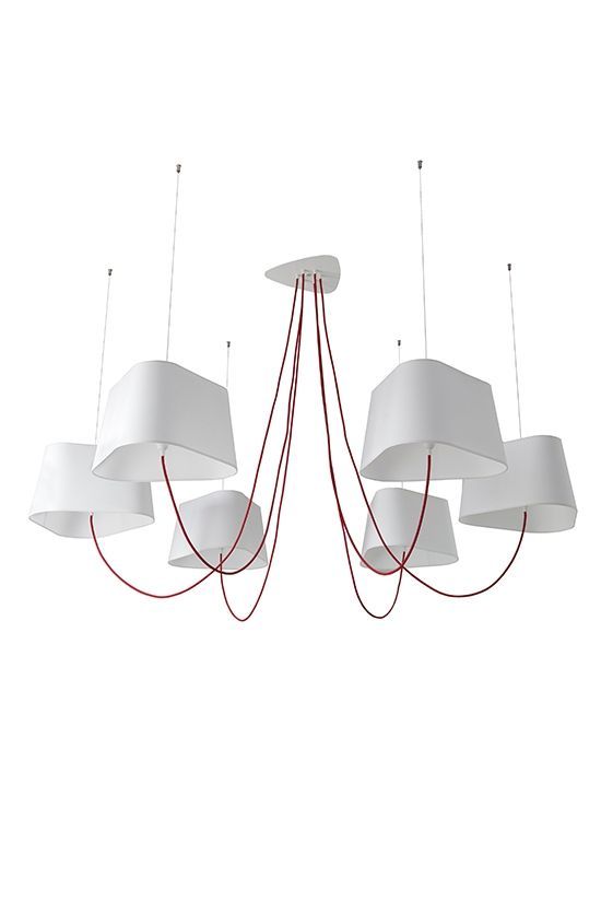 Люстра с абажурами Designheure Lustre 6 Grand Nuage