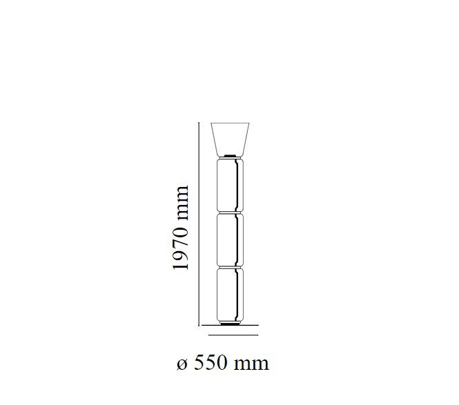 Шикарный светильник Flos Noctambule Floor