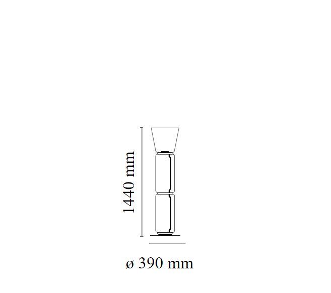 Шикарный светильник Flos Noctambule Floor