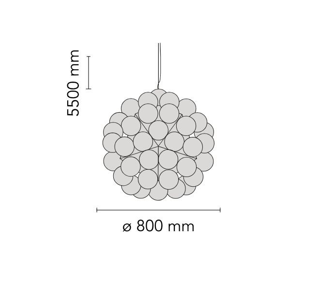 Шикарный светильник Flos Taraxacum 88 Suspension 1