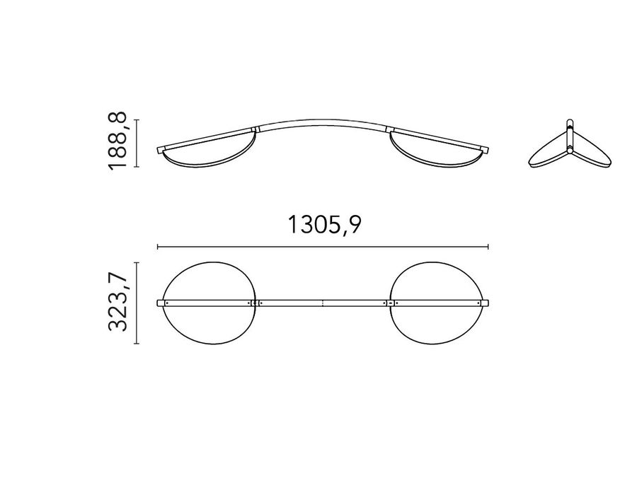 Стильный светильник Flos Almendra Arch