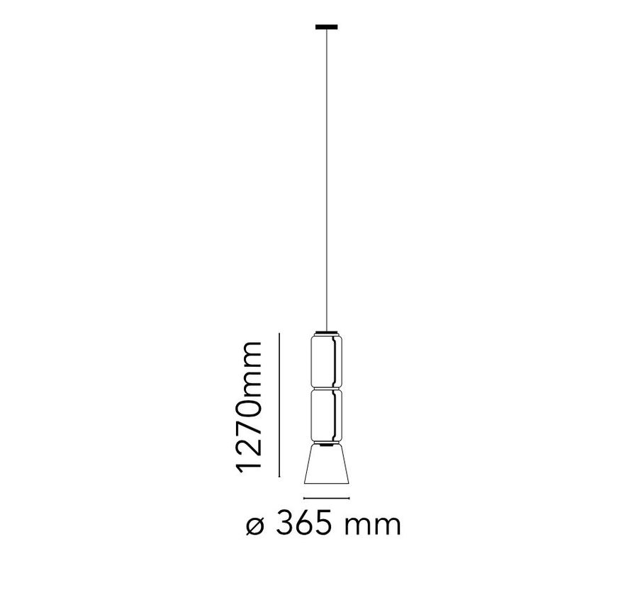Современный светильник Flos Noctambule Suspension Cone