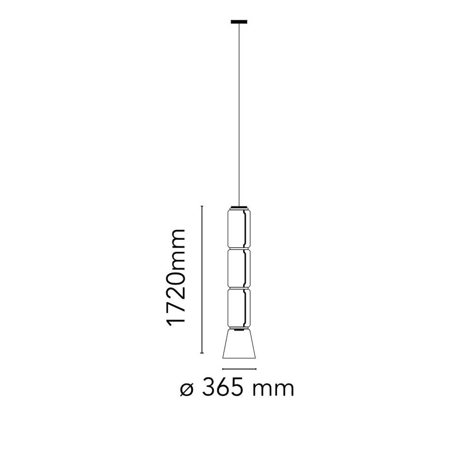 Современный светильник Flos Noctambule Suspension Cone