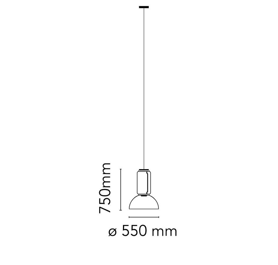 Подвесной светильник Flos Noctambule Suspension Bowl