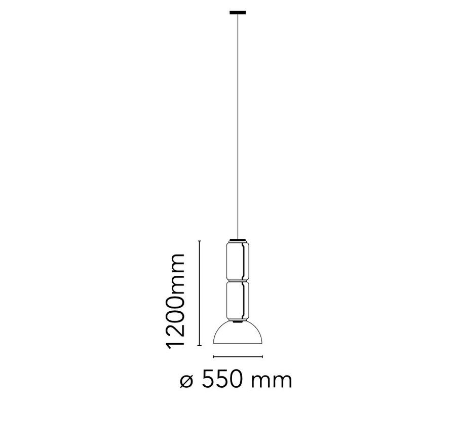 Подвесной светильник Flos Noctambule Suspension Bowl