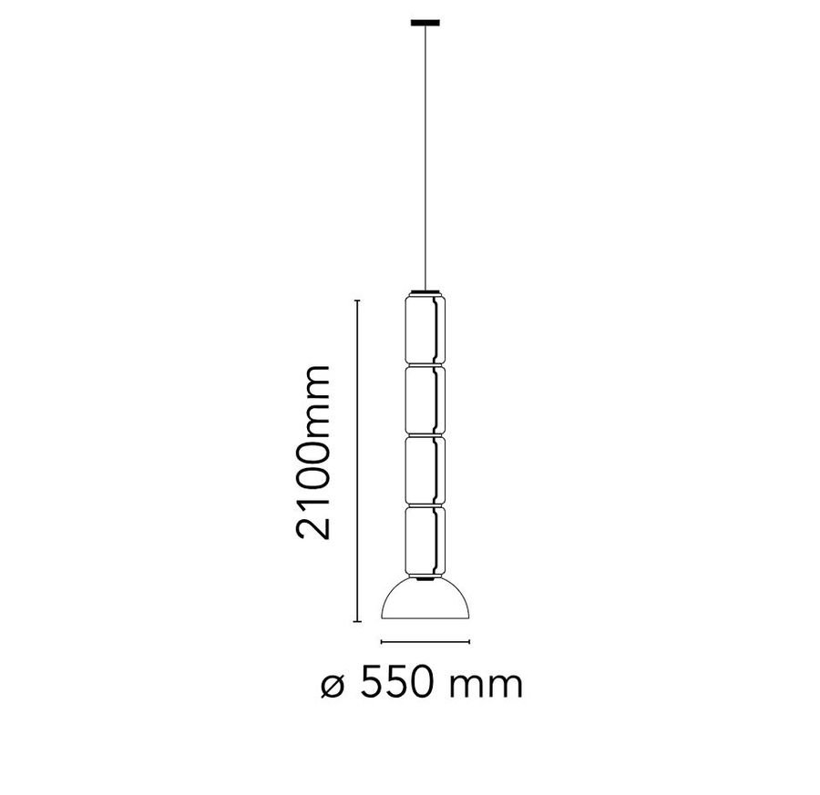 Подвесной светильник Flos Noctambule Suspension Bowl