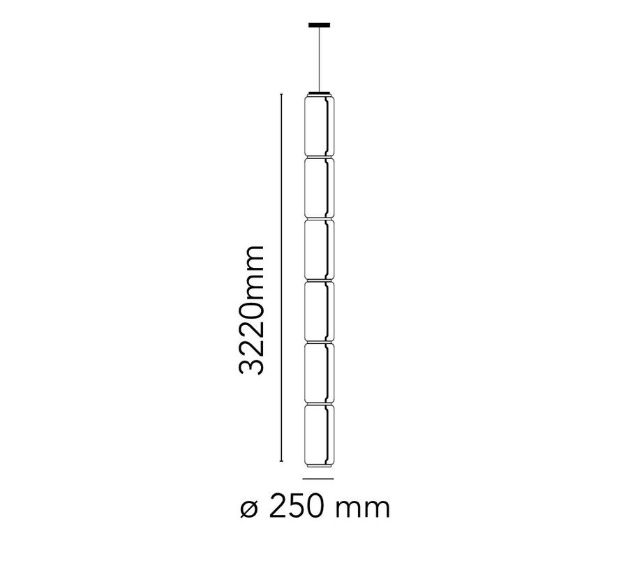 Стеклянный светильник Flos Noctambule Suspension