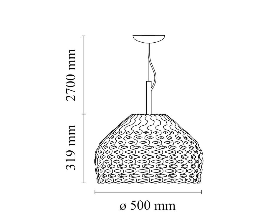 Подвесной светильник Flos Tatou Suspension 1