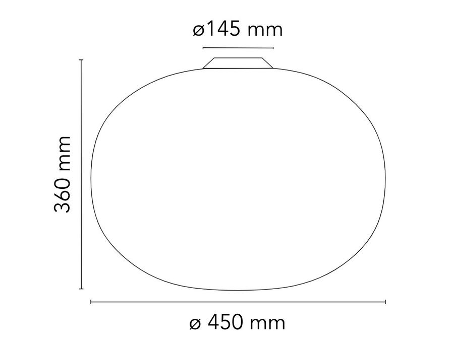 Современный светильник Flos Glo-Ball Ceiling/Wall