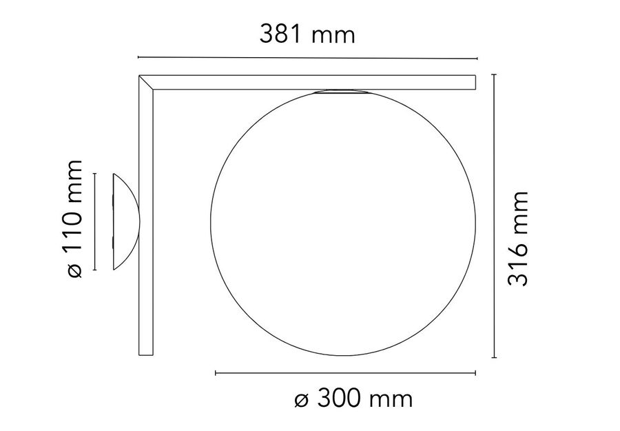 Дизайнерский светильник Flos IC Lights Ceiling/Wall