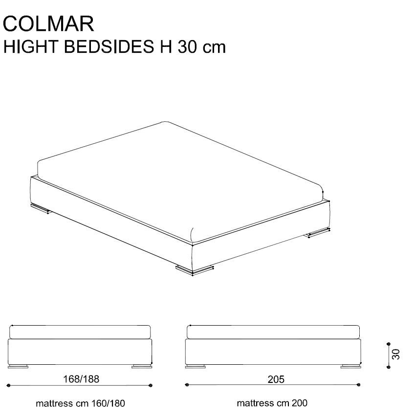 Стильная кровать Fimes Colmar