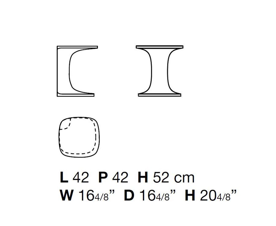 Журнальный столик Kristalia Font
