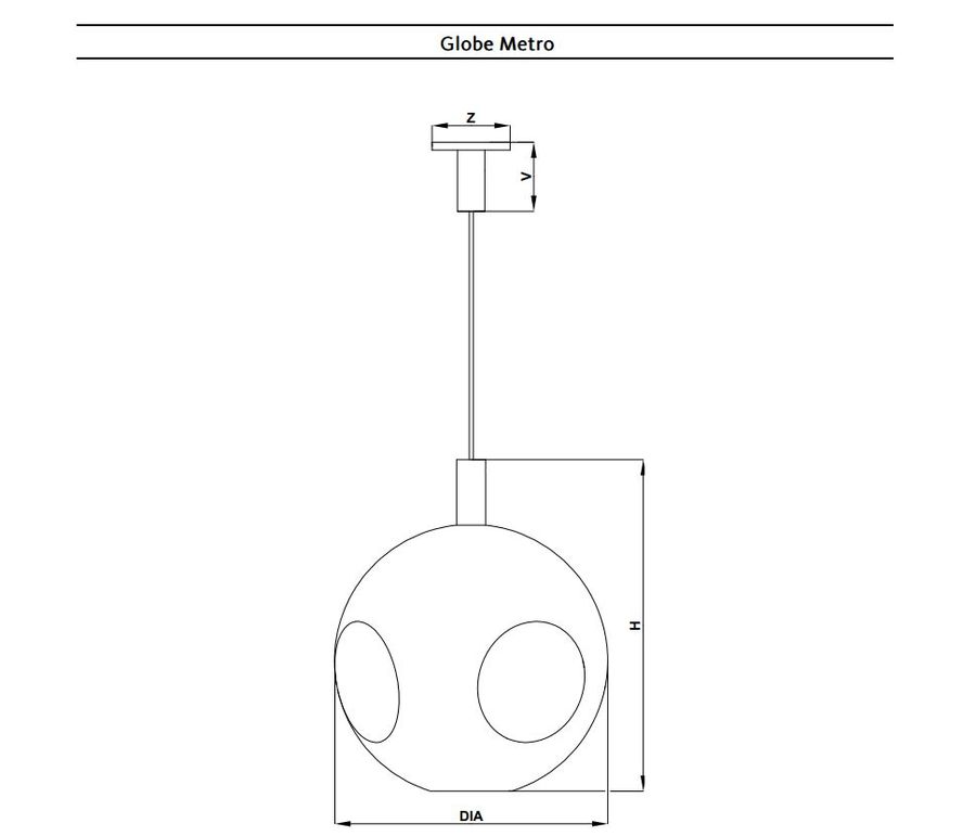 Дизайнерский светильник Lasvit Globe Metro