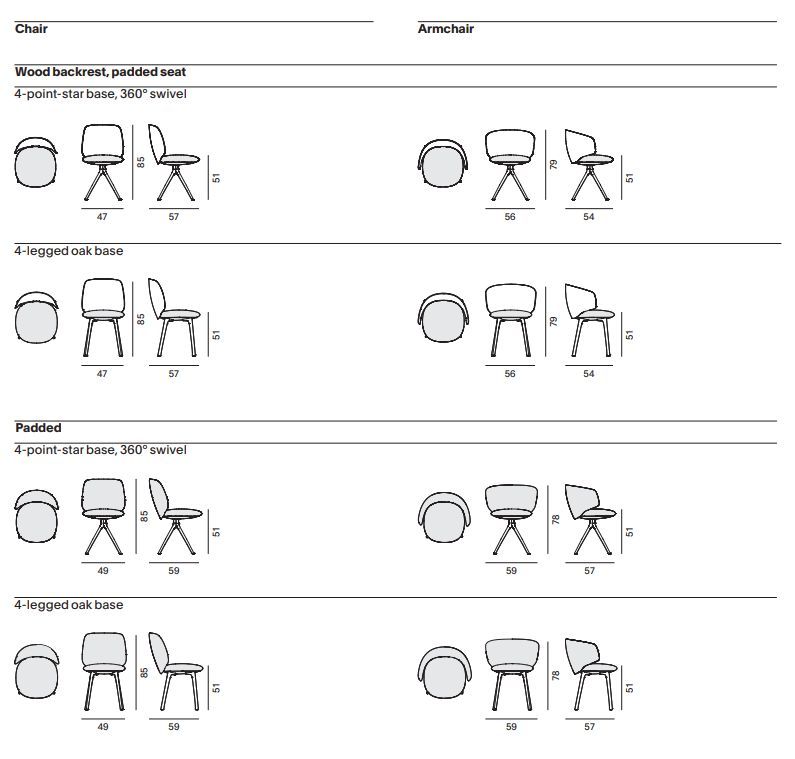 Дизайнерский стул Mdf Italia Universal Collection