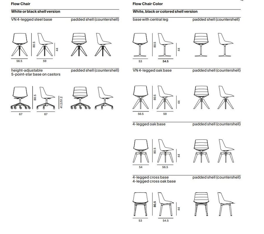 Современный стул Mdf Italia Flow Chair