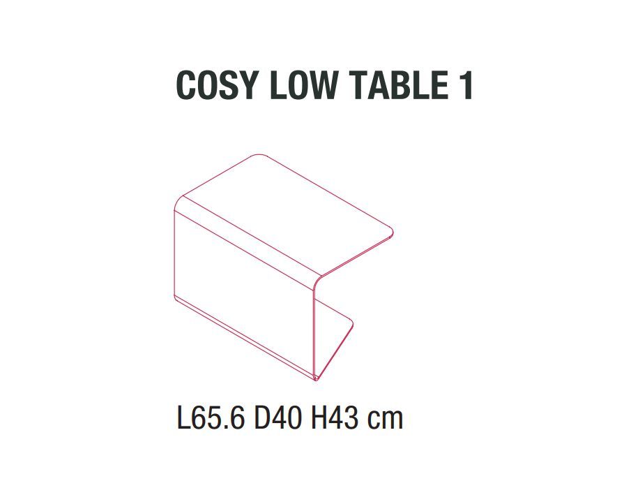 Придиванный стол Mdf Italia Cosy Low Table 1