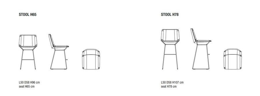 Барный стул Mdf Italia Neil Stool