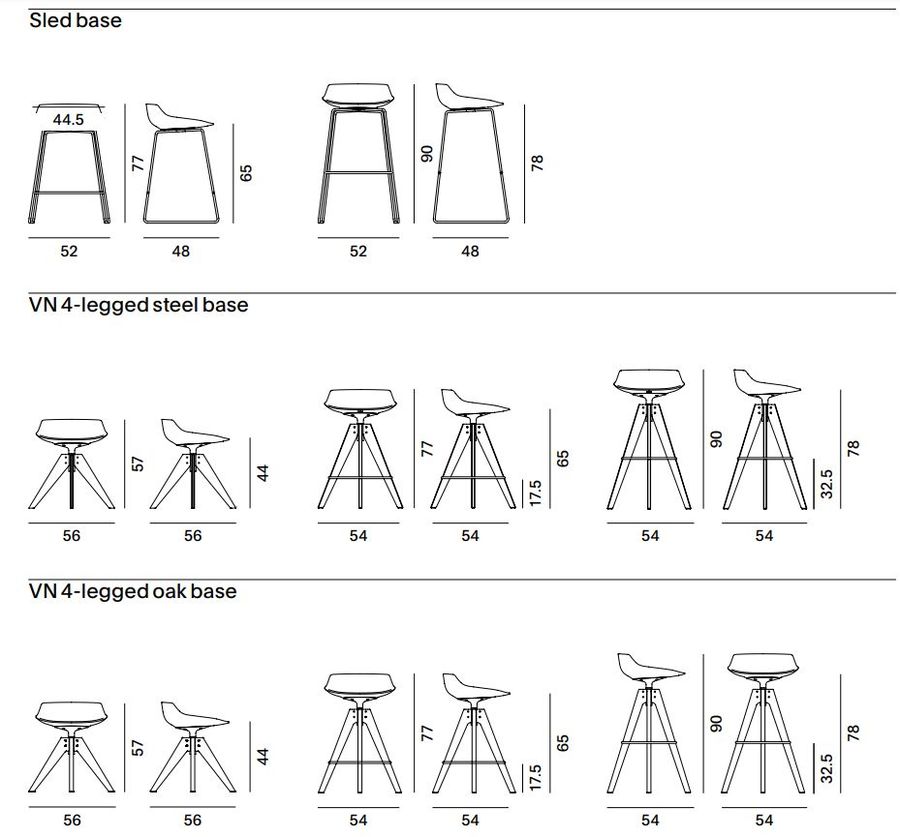 Современный стул Mdf Italia Flow Stool