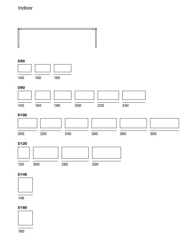 Современный стол Mdf Italia Offset