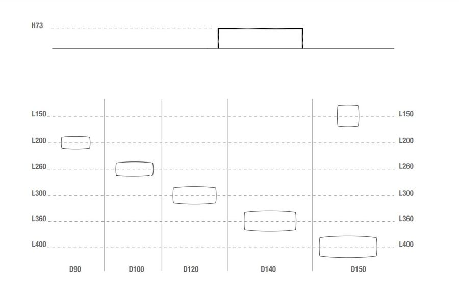 Современный стол Mdf Italia Tense Curve