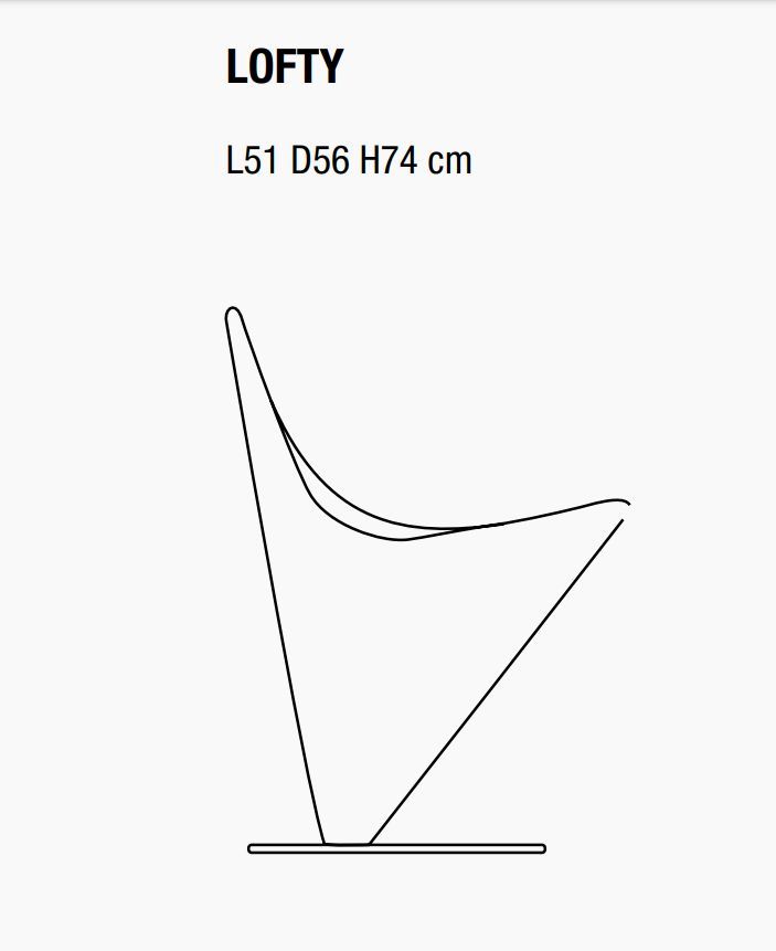 Дизайнерский стул Mdf Italia Lofty