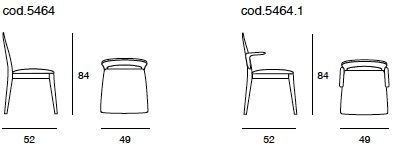 Обеденный стул Pacini&Cappellini Gaya