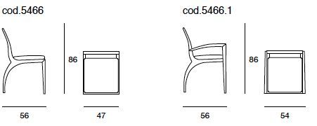 Обеденный стул Pacini&Cappellini Thelma