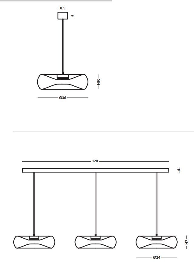 Подвесной или потолочный светильник Pacini&Cappellini Fold